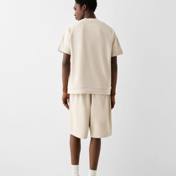 T-shirt manches courtes boxy fit interlock
